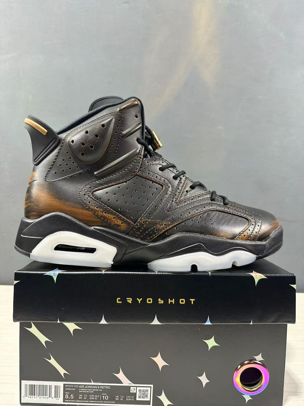 Jordan Air Jordan 6 Xuan Wu Sneakers Black IR7572-220