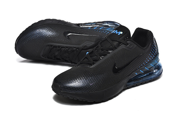 Nike Air Max 270 Black and Blue Sneakers