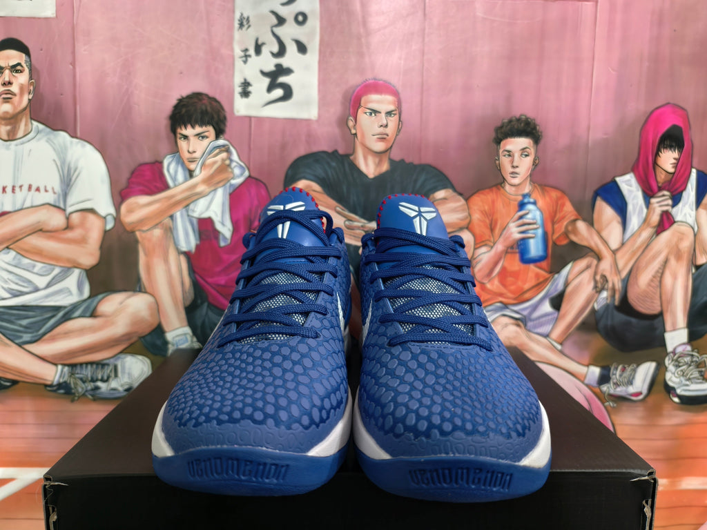 Nike Blue Basketball Sneakers Zoom 8 Style