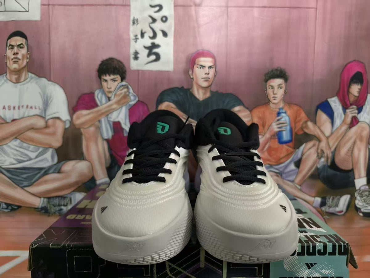 Adidas Basketball Sneakers White and Black