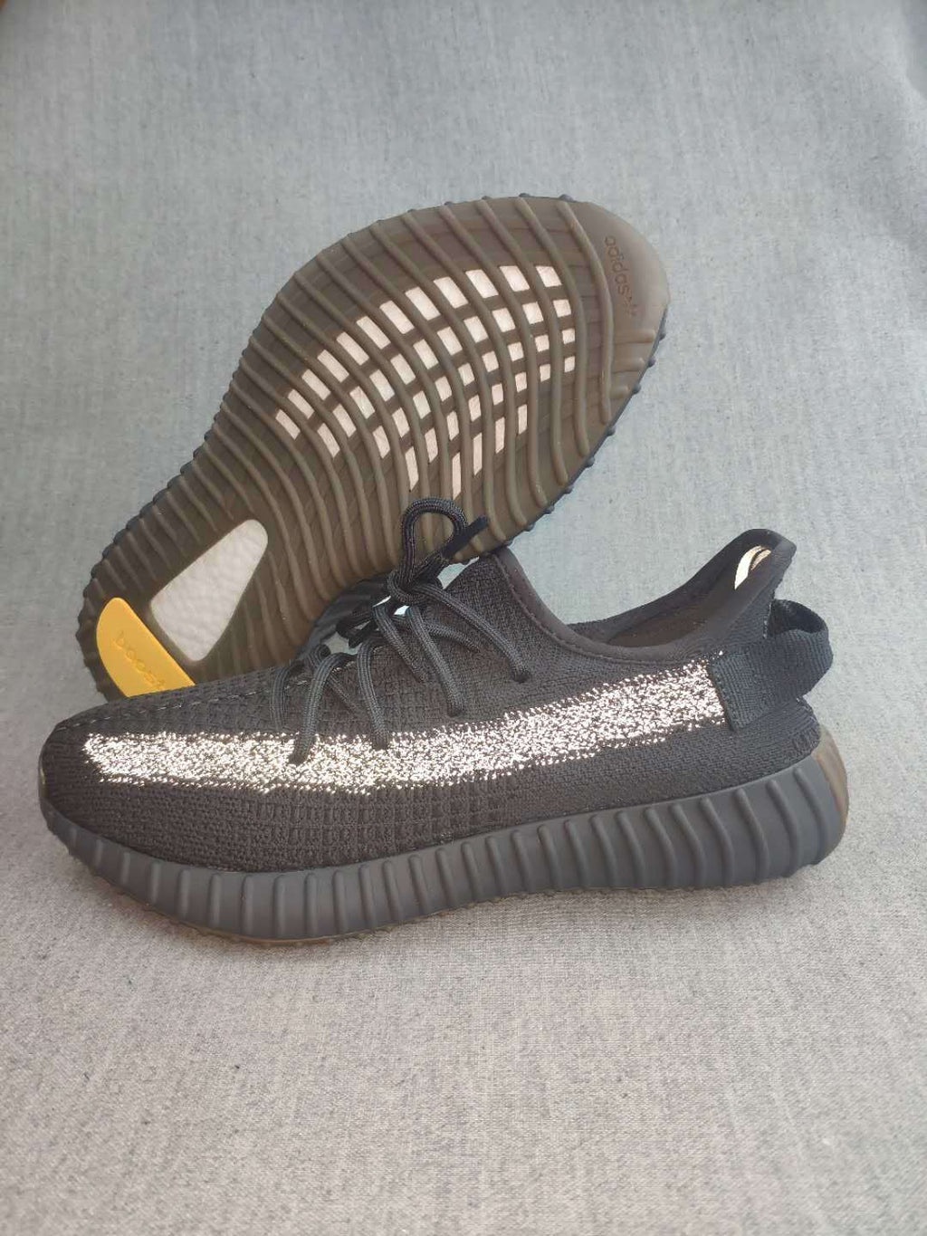 Yeezy 350 V2 Reflective Black Sneakers