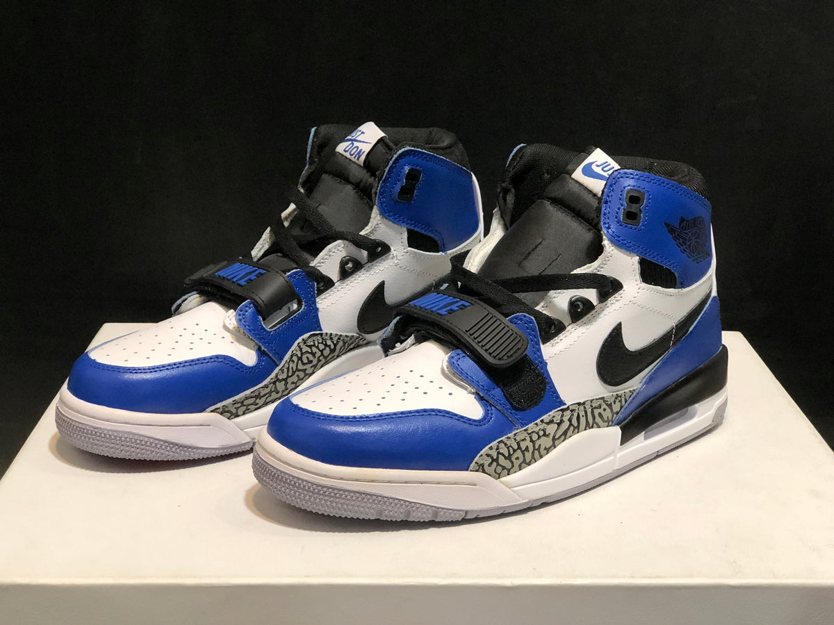 Don C x Air Jordan Legacy 312 White Blue AQ4160-104 Sneakers