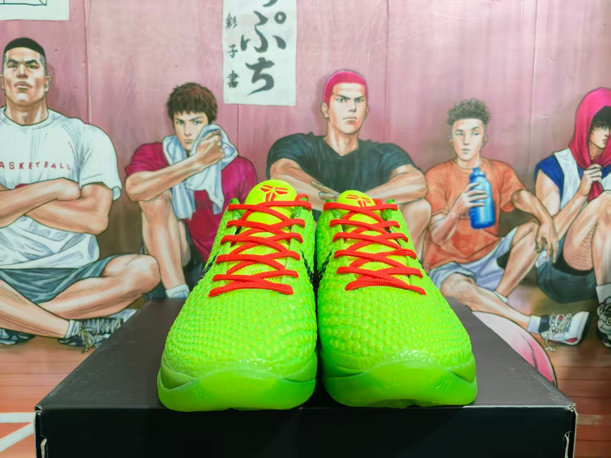 Nike KD Green Hornet Basketball Sneakers Green Red Black