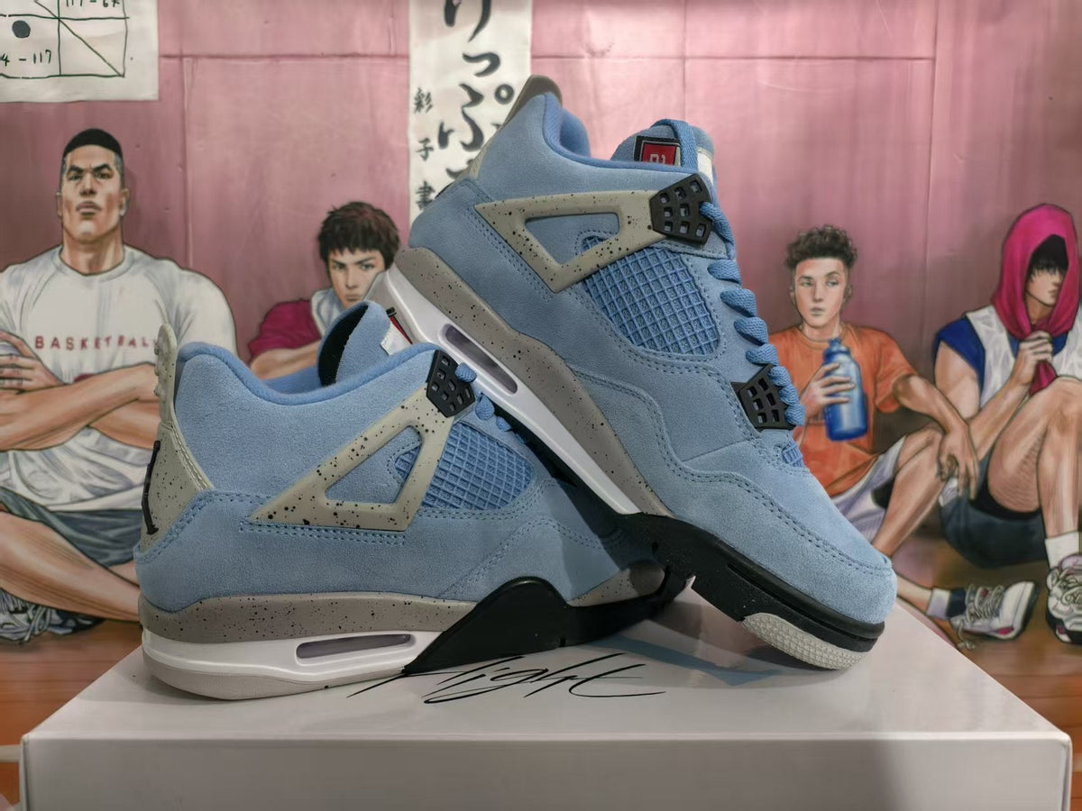 Jordan 4 University Blue Sneakers