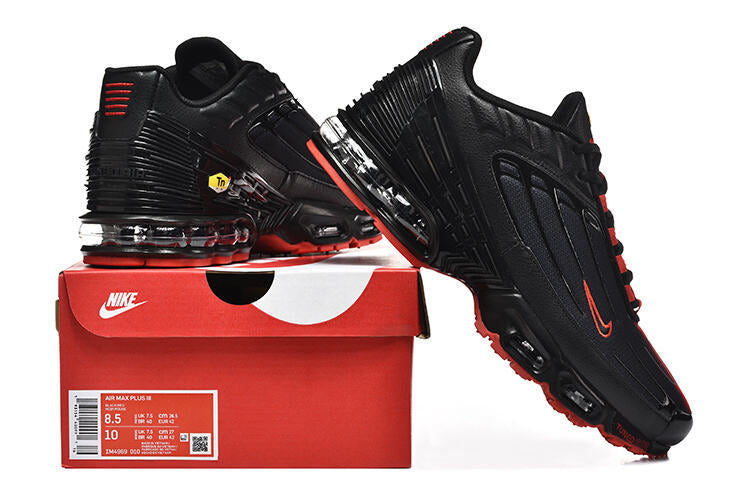 Nike Air Max Plus III Black and Red Sneakers