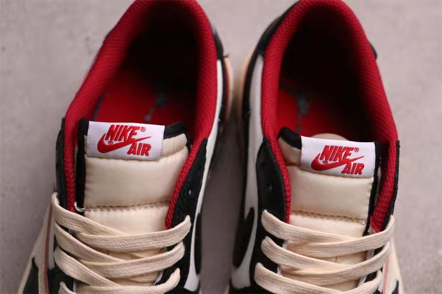 Jordan Air Jordan 1 Low Black White Red Cream DM7866-146