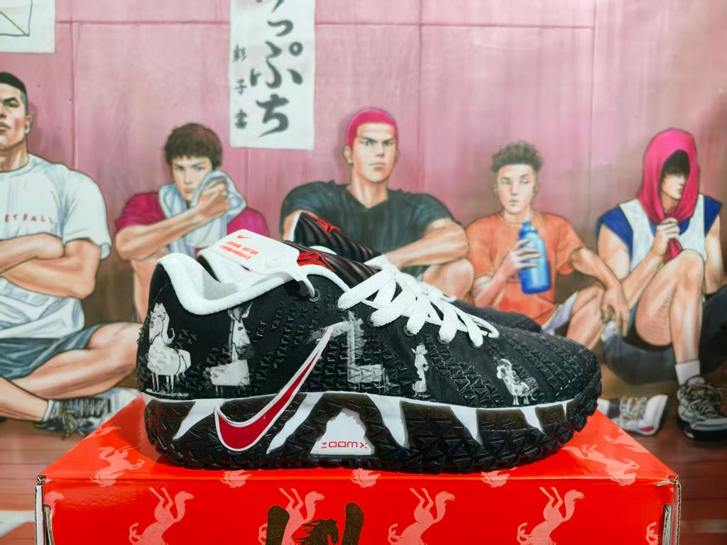 Nike Jordan Twelve-Style Sneakers Black White Red