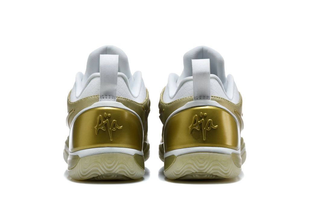 Nike 511-2 Basketball Sneakers White and Gold