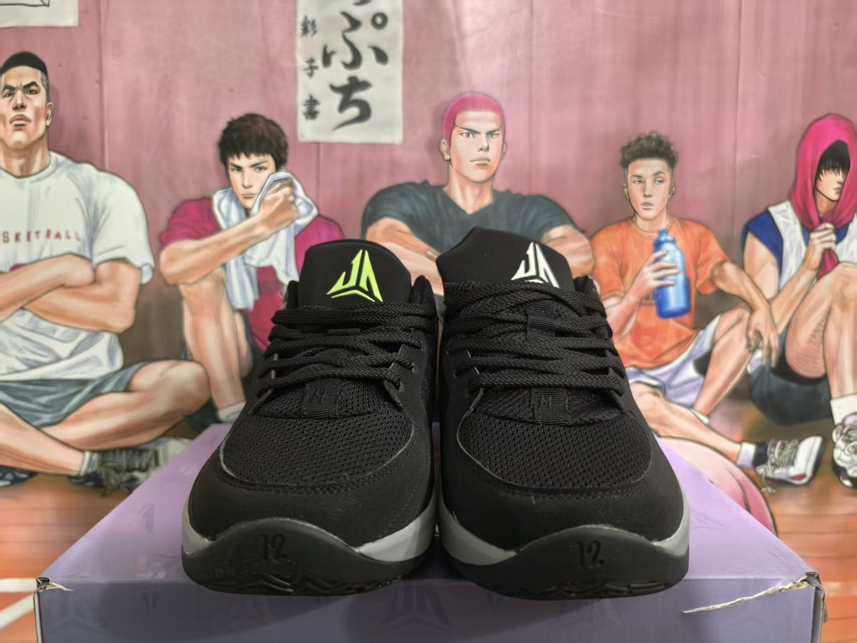 Nike Black and Gray Low-Top Sneakers