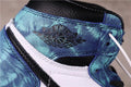 Jordan Air Jordan 1 Tie-Dye High-Top Sneakers Blue Black White