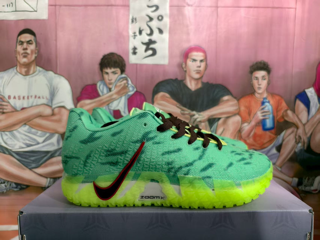 Nike Twelve Basketball Sneakers Green Halloween