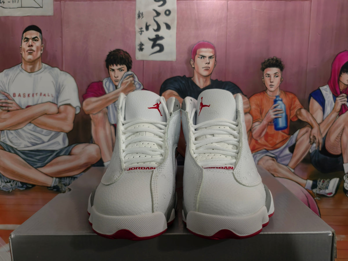 Jordan Basketball Sneakers White and Gray