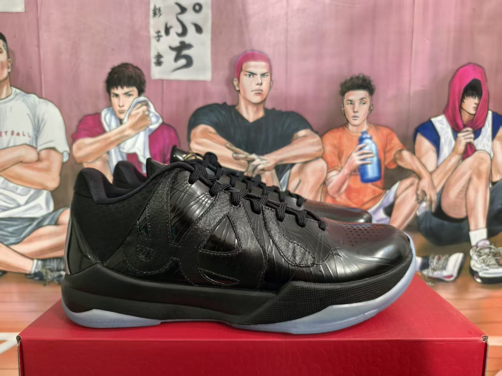 Black Snake Low-Top Sneakers