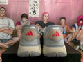 adidas Basketball Shoes in Blue, Silver and Pink