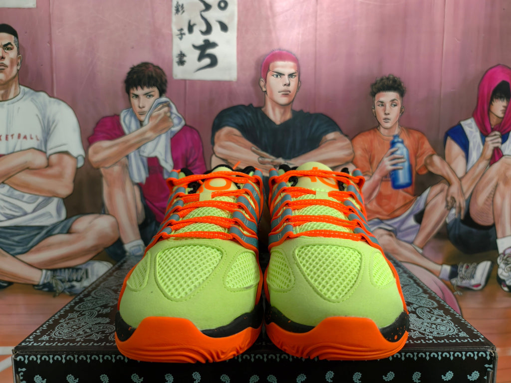 Nike Basketball Sneakers Fluorescent Green Orange EU 40-46