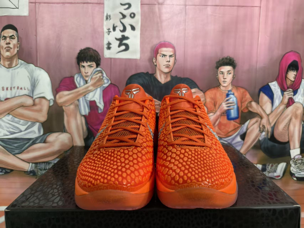 Nike Kobe 6 Orange Basketball Shoes