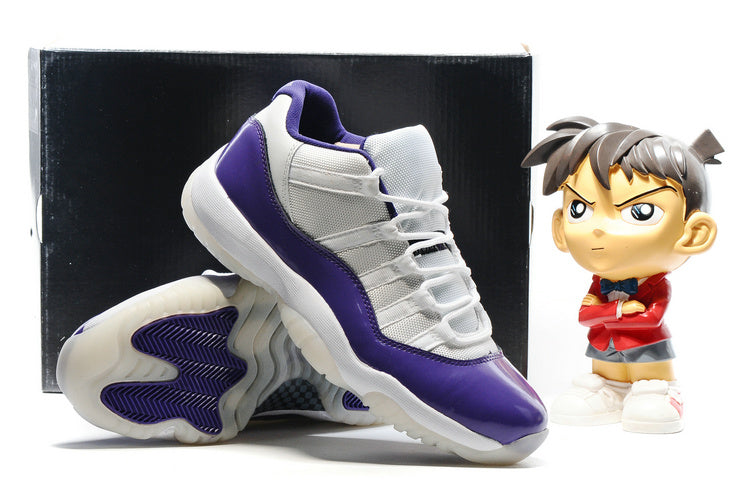 Jordan Air Jordan 11 Low Sneakers Purple White