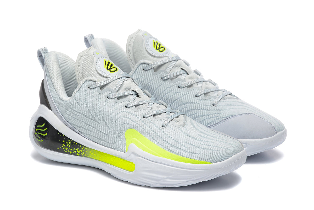 Nike LeBron 21 Basketball Shoes in Grey, White and Volt