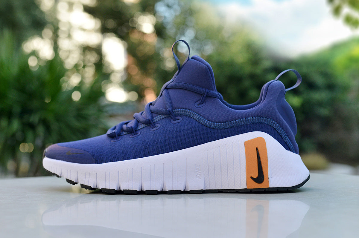 Nike Blue Low-Top Sneakers with White Sole