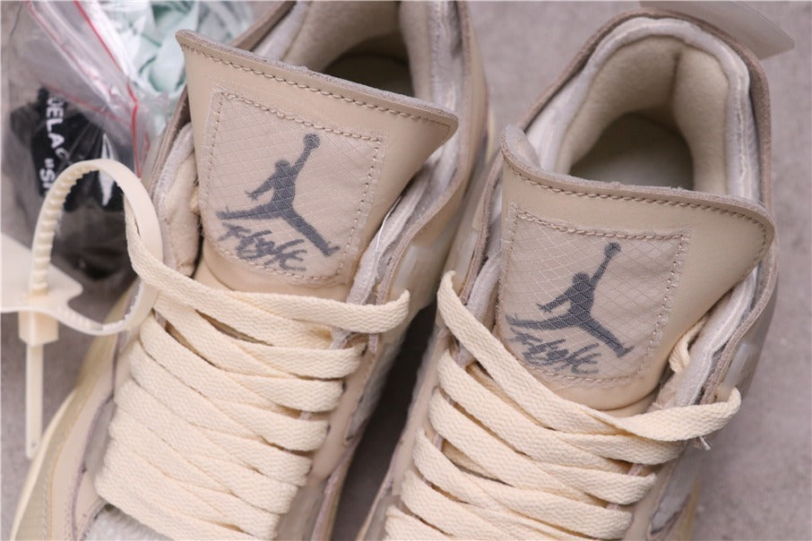 Jordan 4 Off-White Cream Women's Sneakers CV9388-100