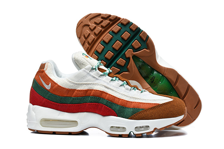 Nike Air Max 95 TT Sneakers White Green Red Brown