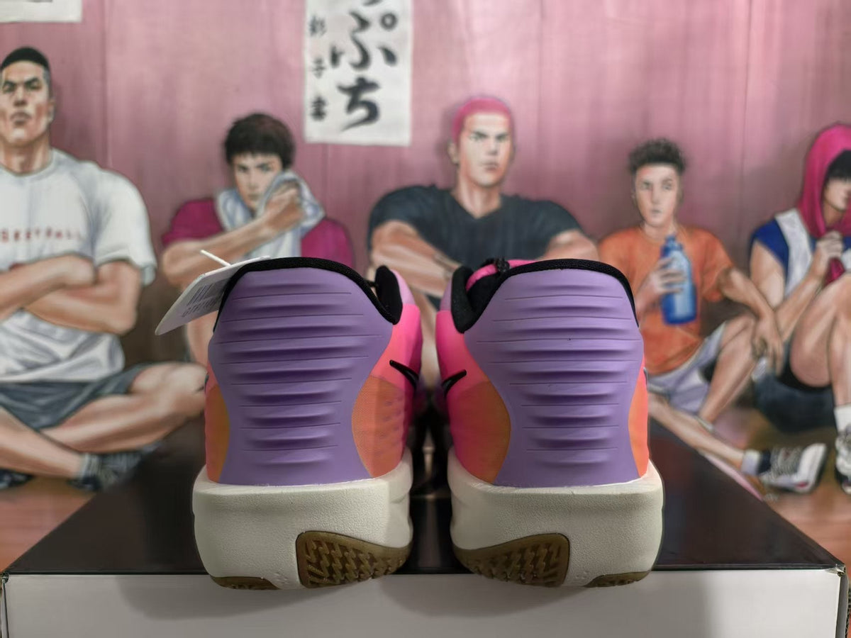 Nike Pink Blue Basketball Sneakers