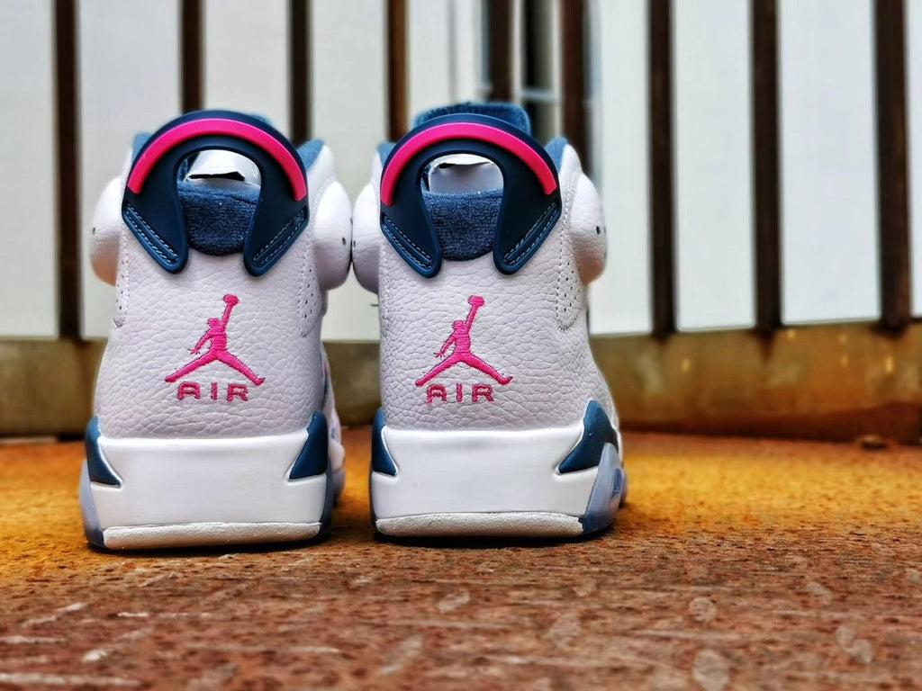 Jordan Air Jordan 6 Multicolor White Blue Pink Sneakers