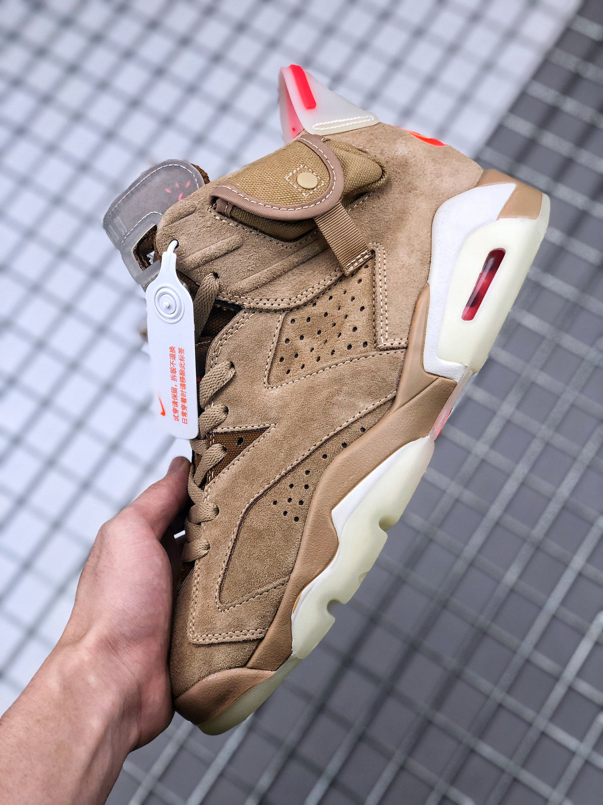 Jordan Air Jordan 6 Travis Scott Desert Brown Sneakers DH0690-200