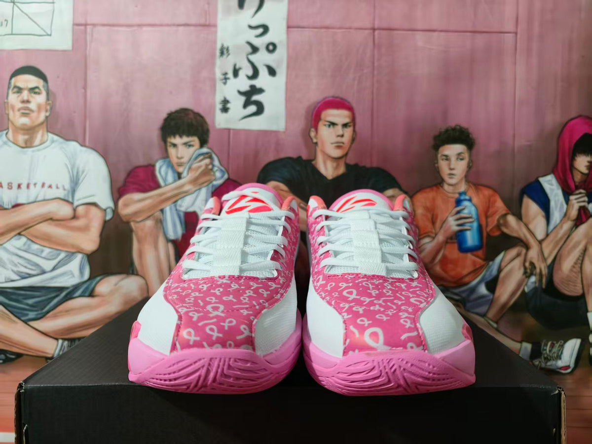 Jordan Basketball Sneakers White and Pink