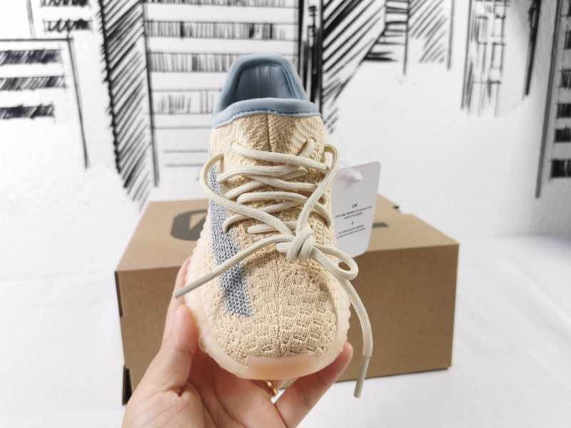 Yeezy 350 V2 Kids Sneakers Linen Yellow