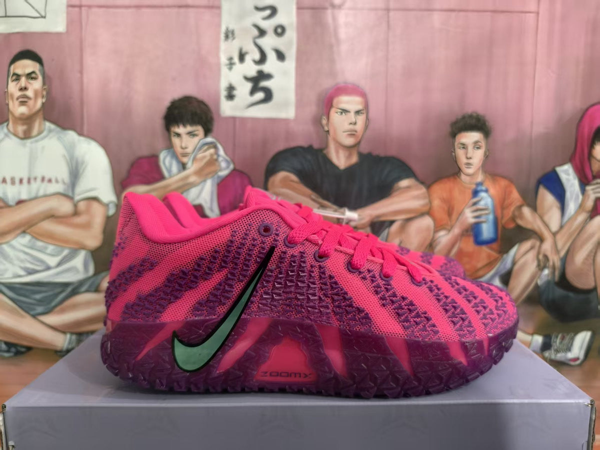 Nike Pink Zoom Basketball Sneakers