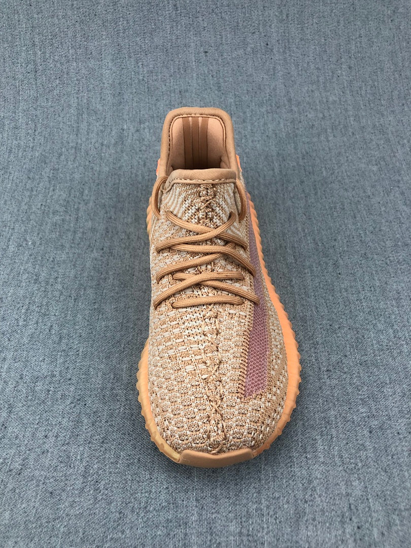 Adidas Yeezy 350 V2 Kids Sneakers Brown and Orange