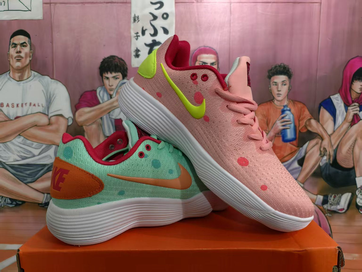 Nike Color-Blocked Sneakers in Pink and Mint