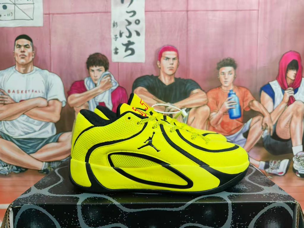 Jordan Basketball Sneakers Yellow Black