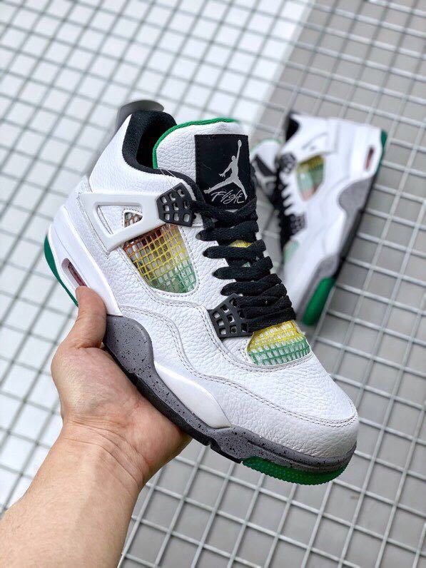 Jordan Air Jordan 4 Do the Right Thing White Green Sneakers