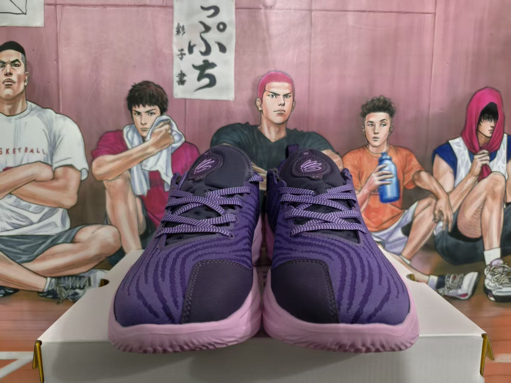 Purple XFLOW Basketball Sneakers