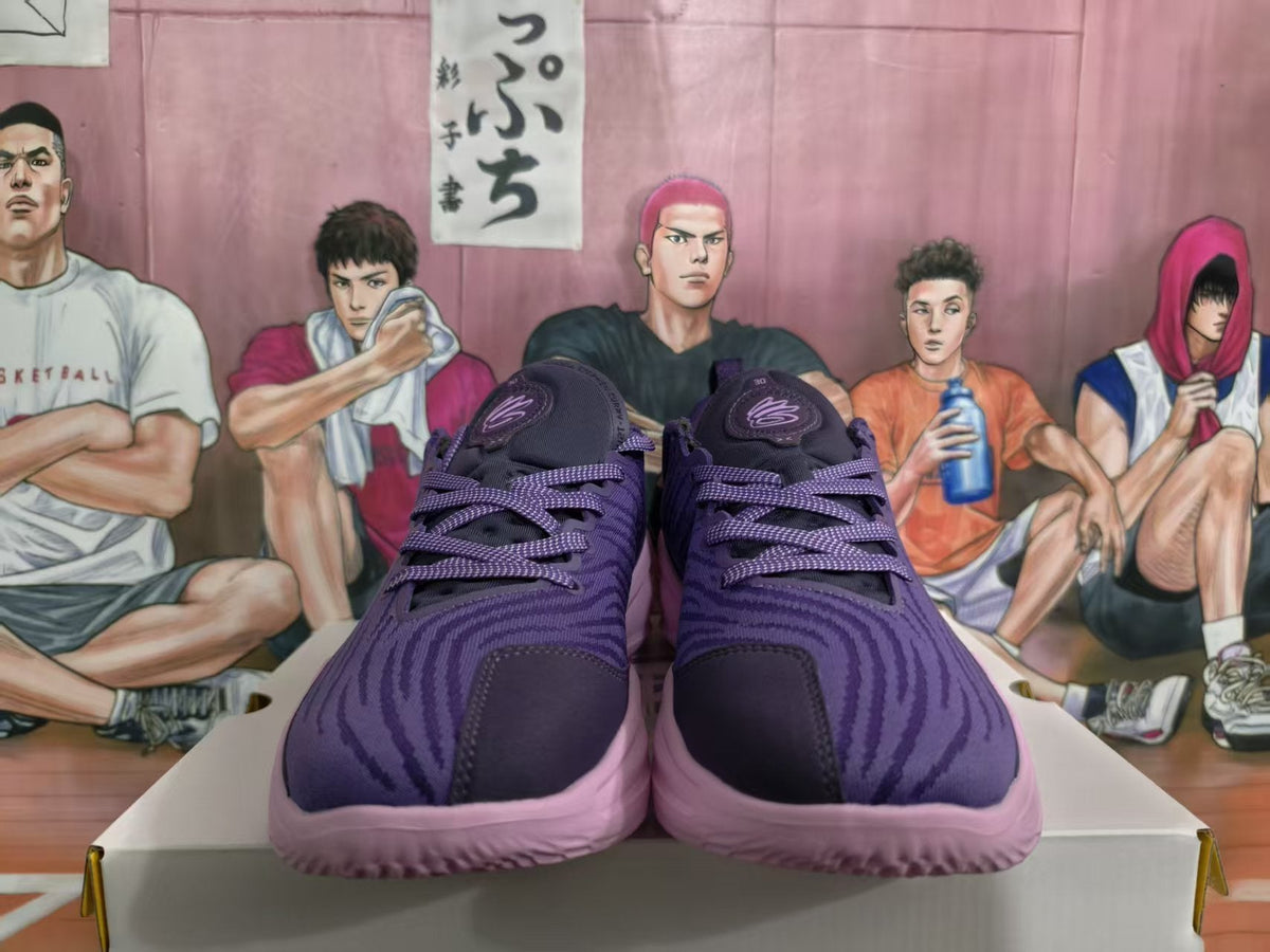 Purple XFLOW Basketball Sneakers