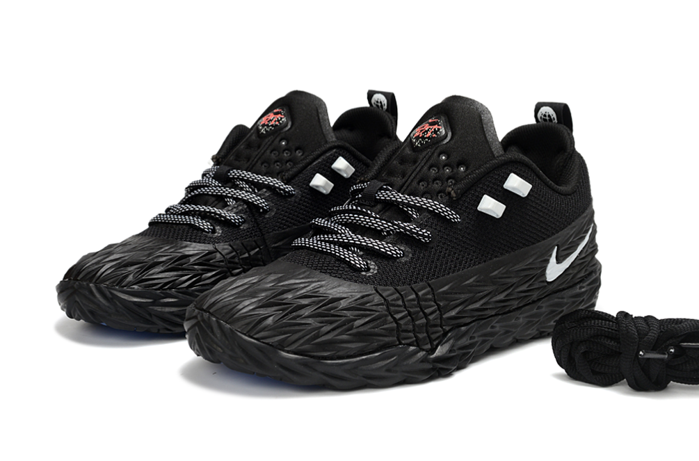 Nike ST Charge Basketball Shoes – White, Black & Grey/Coral