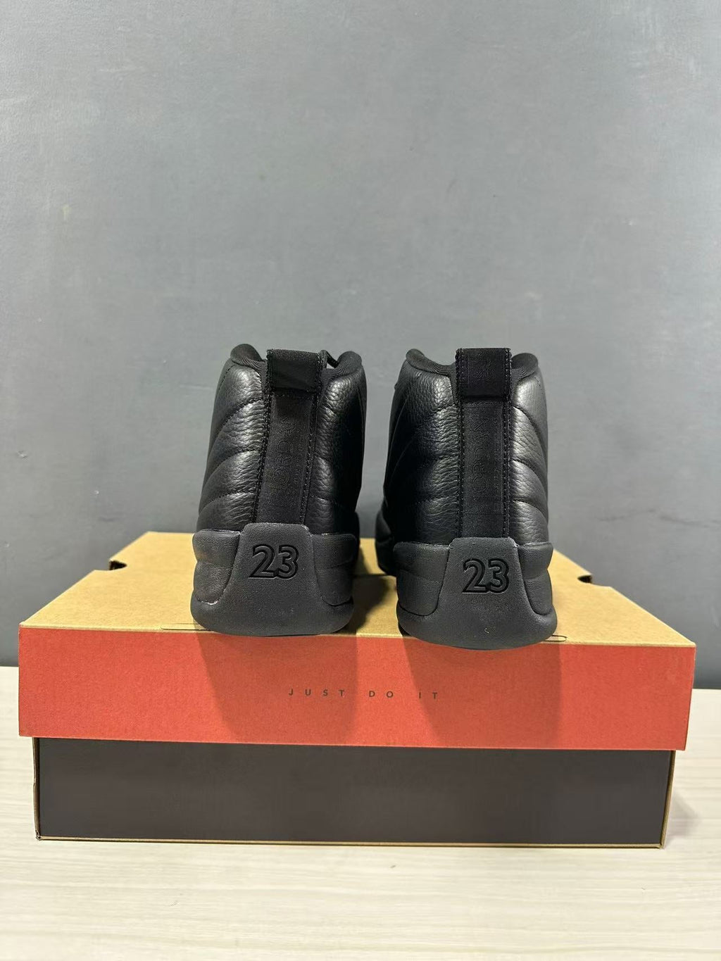 Jordan Air Jordan 12 Winterized High-Top Sneakers Black