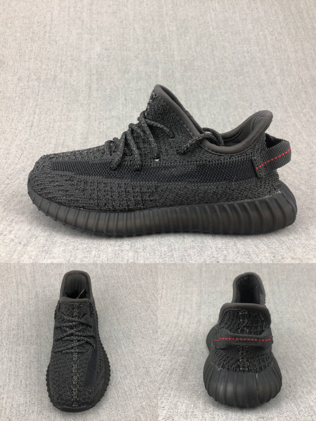 adidas Yeezy 350 V2 Kids Sneakers Black Reflective