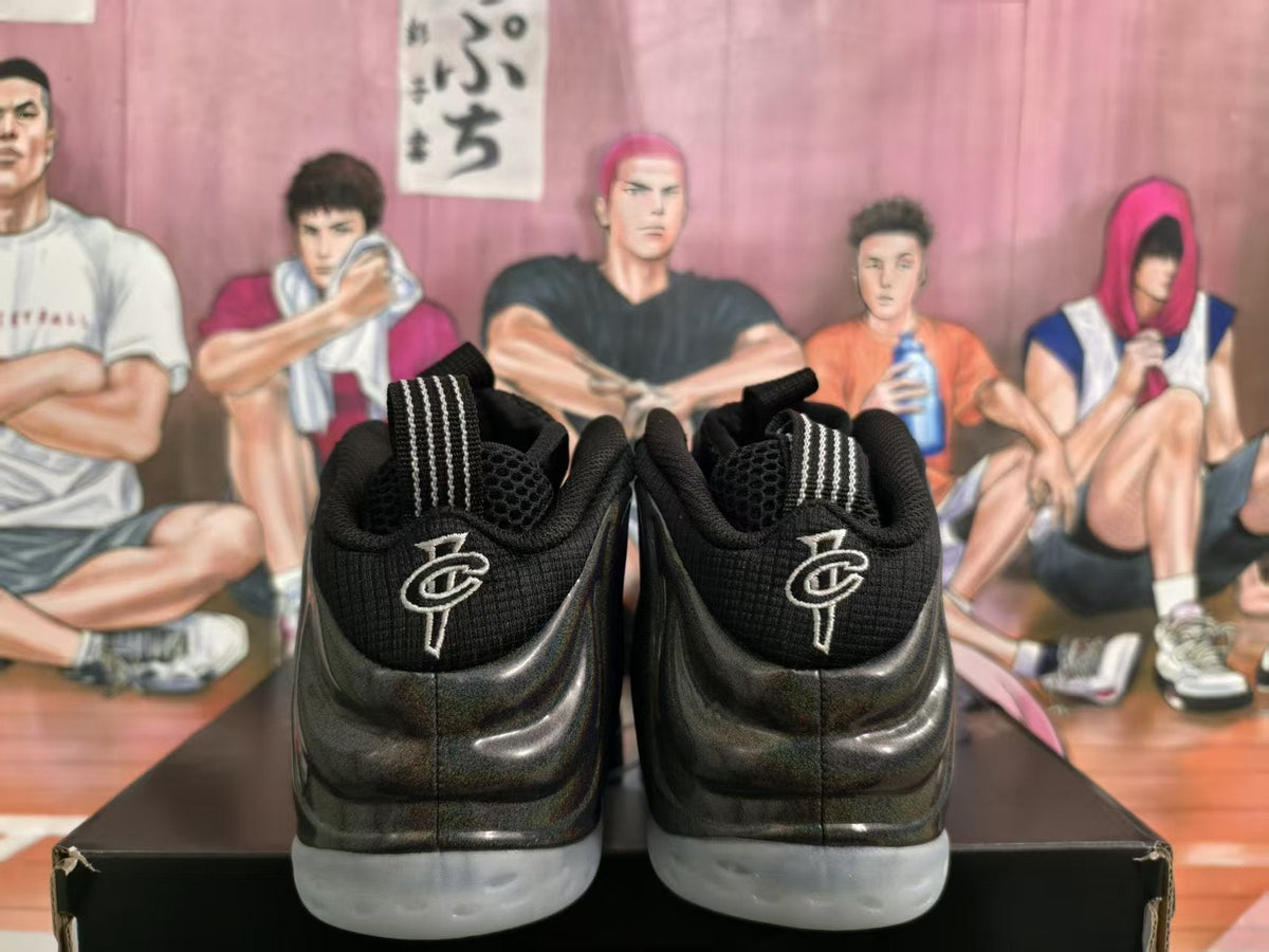 Nike Holographic Spray Basketball Sneakers Black
