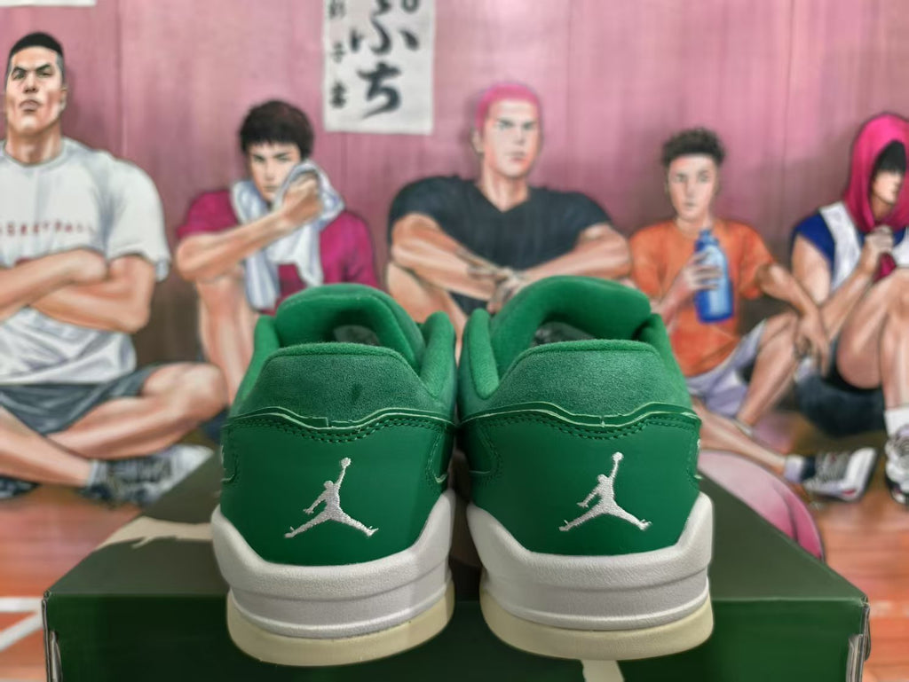 Jordan Green Low-Top Sneakers