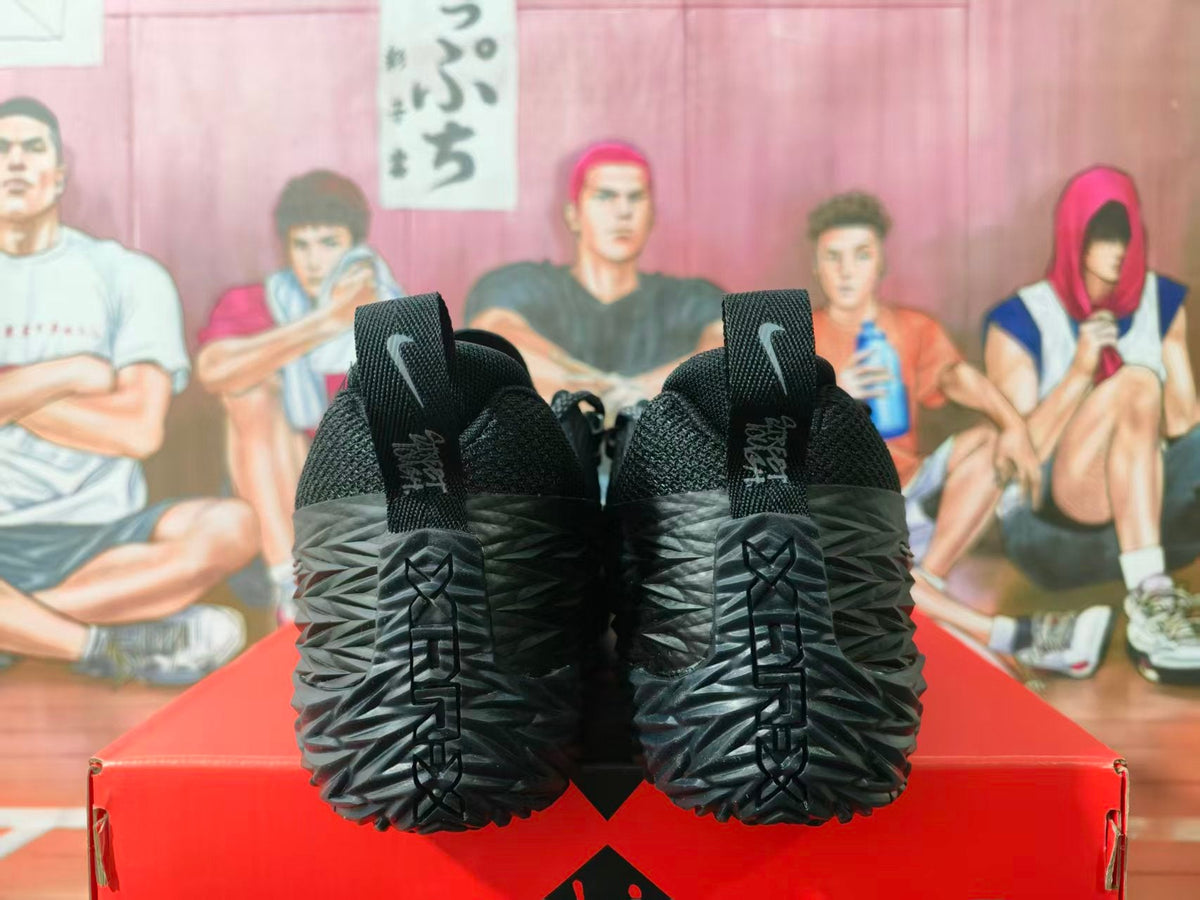 Nike Black and Gray Basketball Sneakers