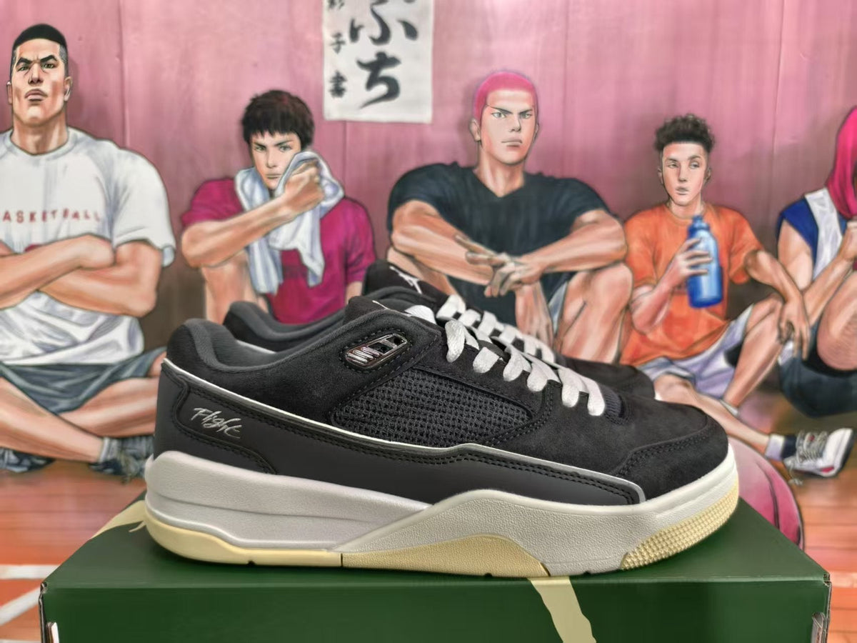 Jordan Low-Top Sneakers Gray Black White