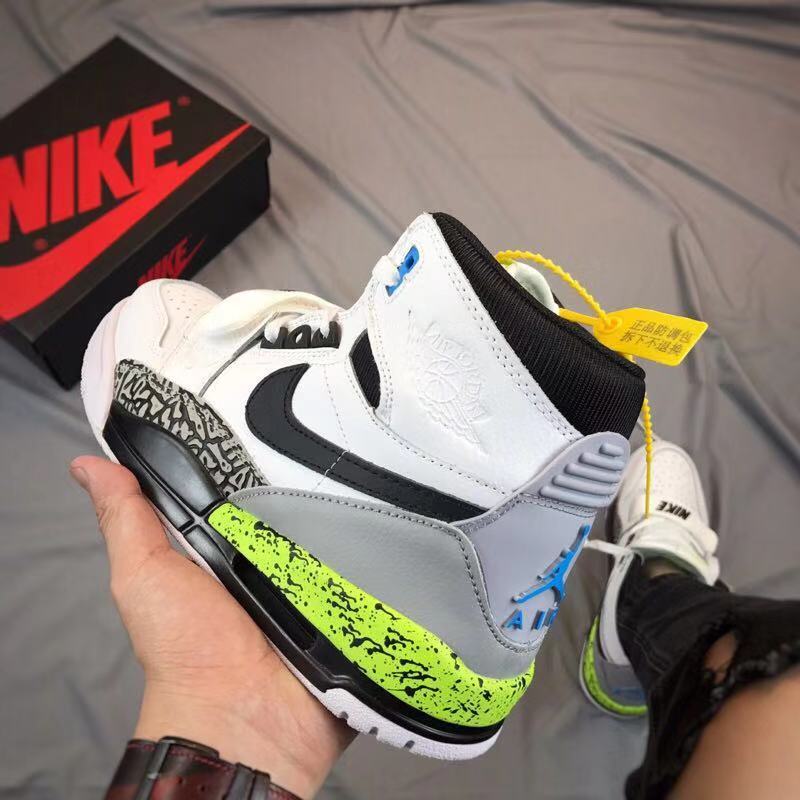 Air Jordan Legacy 312 White Black Volt Sneakers