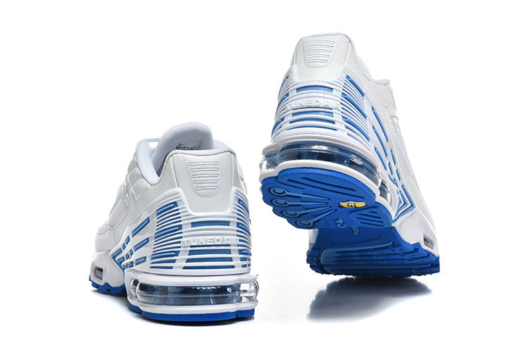 Nike Air Max Plus III White and Blue Sneakers