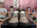 Reebok Low-Top Sneakers in Grey, Green and Orange