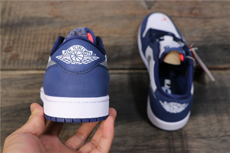 Nike SB x Air Jordan 1 Low CJ7891-400 Navy White Sneakers