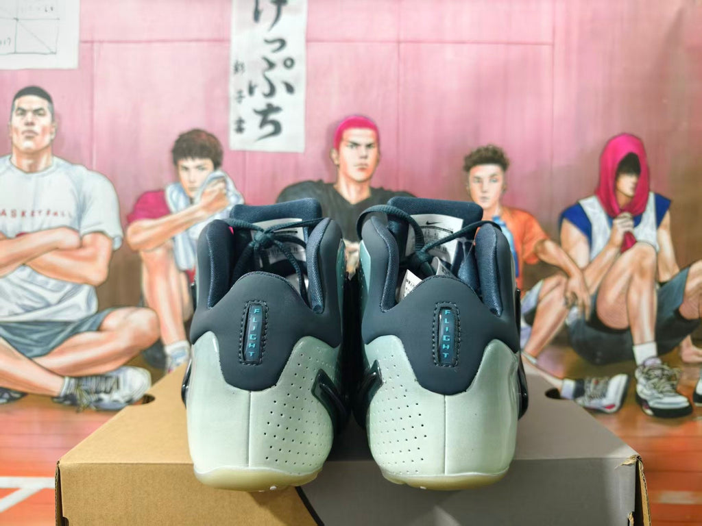 Nike Air Flightposite Basketball Shoes in Blue Gray