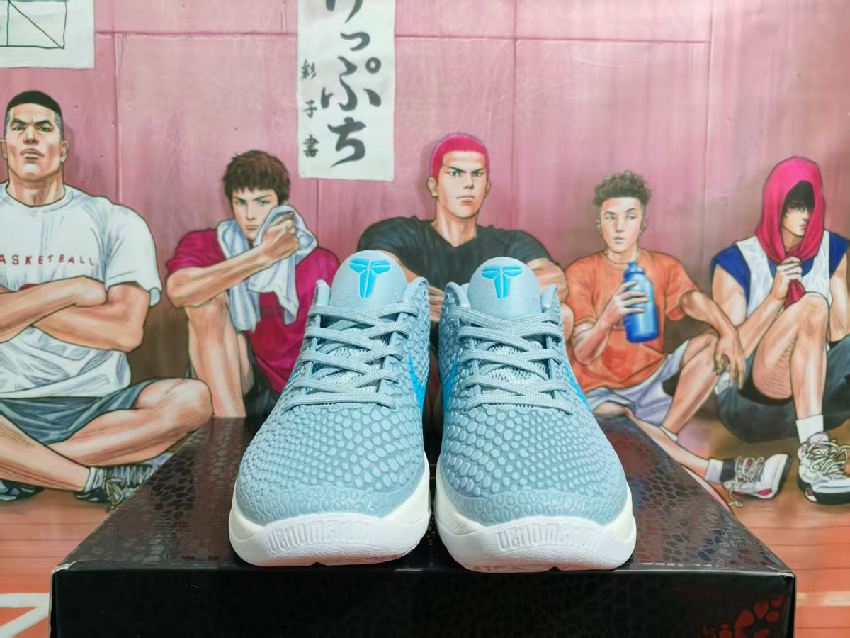 Nike Clark Basketball Sneakers Blue and White